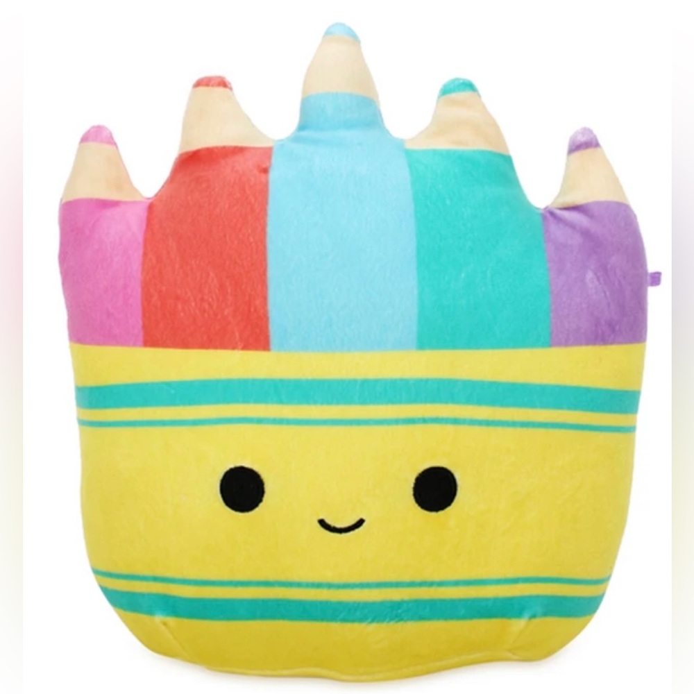 Kellytoy Cade the Crayons Squishmallow Back to School Squad Plush Stuffed Toy 8”